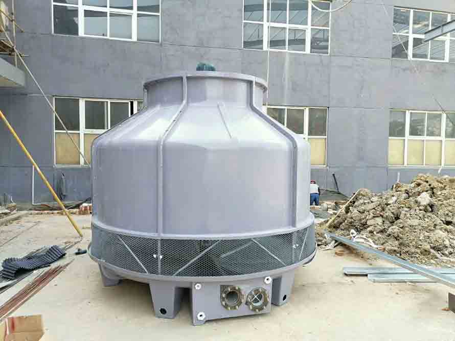 水冷式冷水机配套用冷却塔安装程序