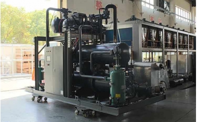 -80℃水冷螺杆式低温复叠式制冷机组